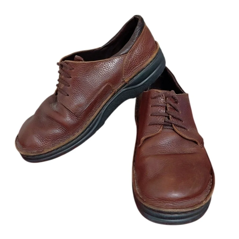 Naot Denali Men's Brown Leather Oxford Comfort Work Shoe Size 12